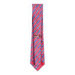 Hermes Red/Blue Striped Fauna Tie