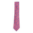 Hermes Red/Blue Striped Fauna Tie