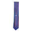 Hermes Blue/Red Thread Tie