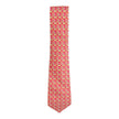 Hermes Red French Horn Tie