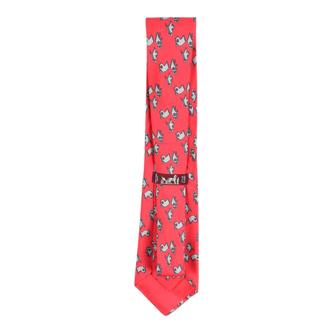 Hermes Racing Horse Mask Tie