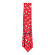 Hermes Red Jumping Horse Tie