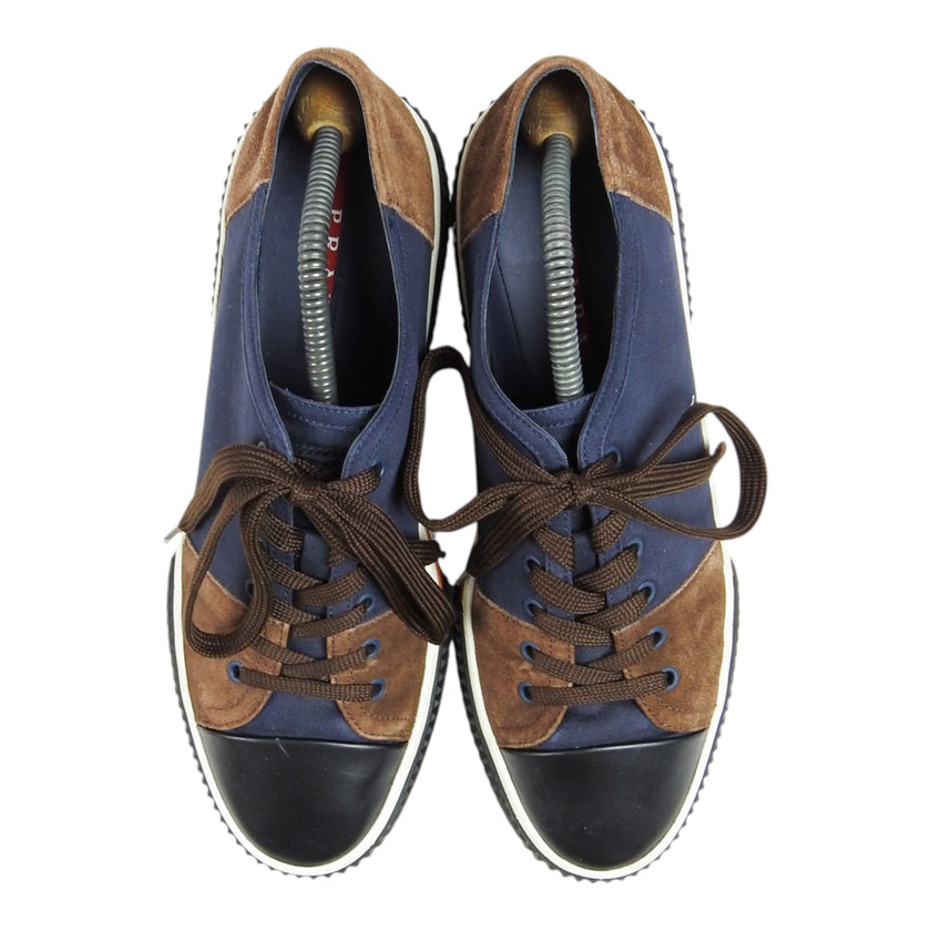 Prada Blue/Brown Sneakers Size 10