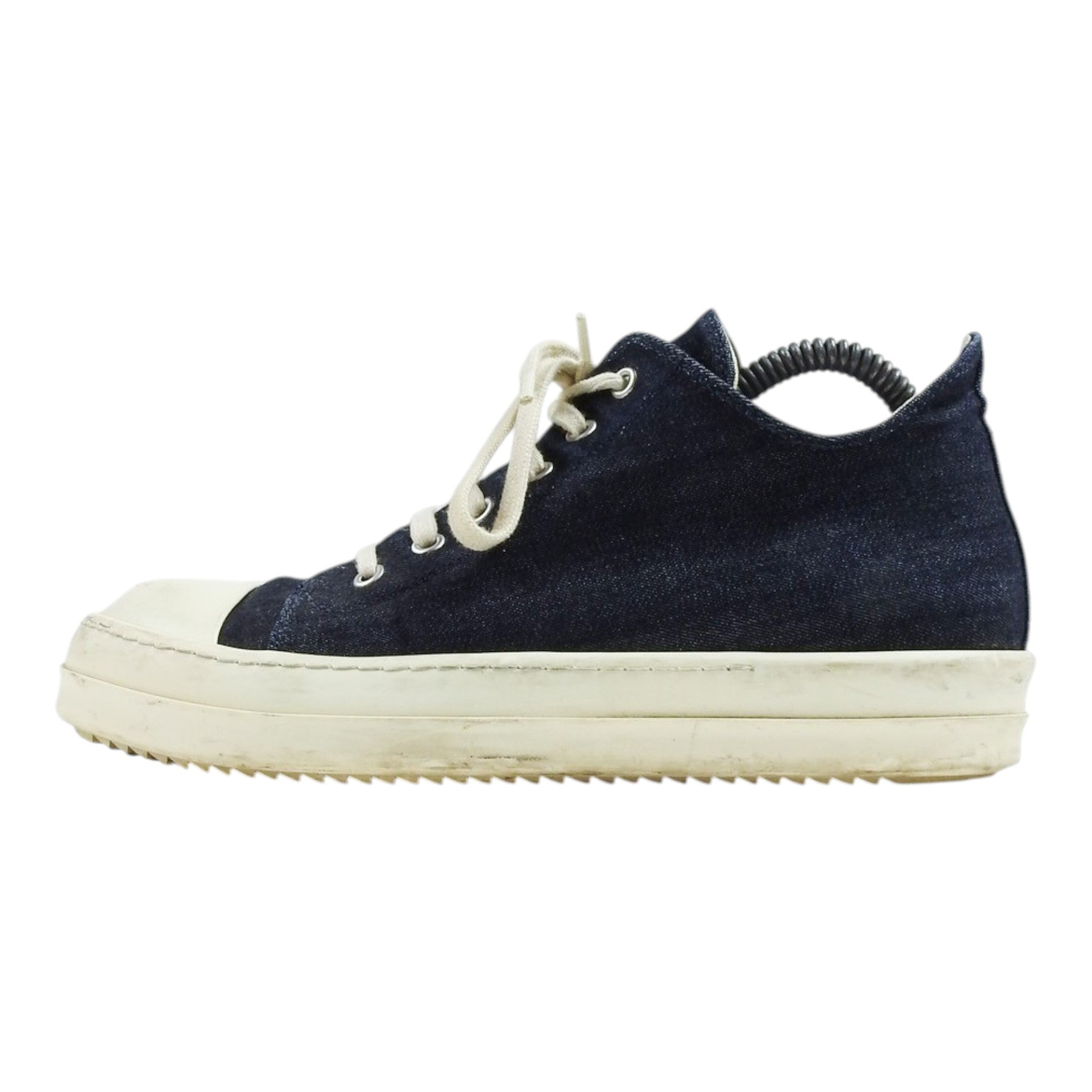 Rick Owens DRKSHDW Denim Low Top Sneakers Size 42