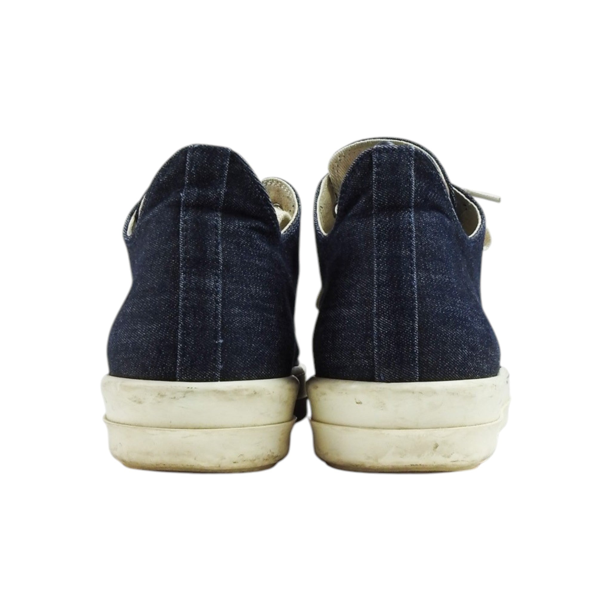 Rick Owens DRKSHDW Denim Low Top Sneakers Size 42