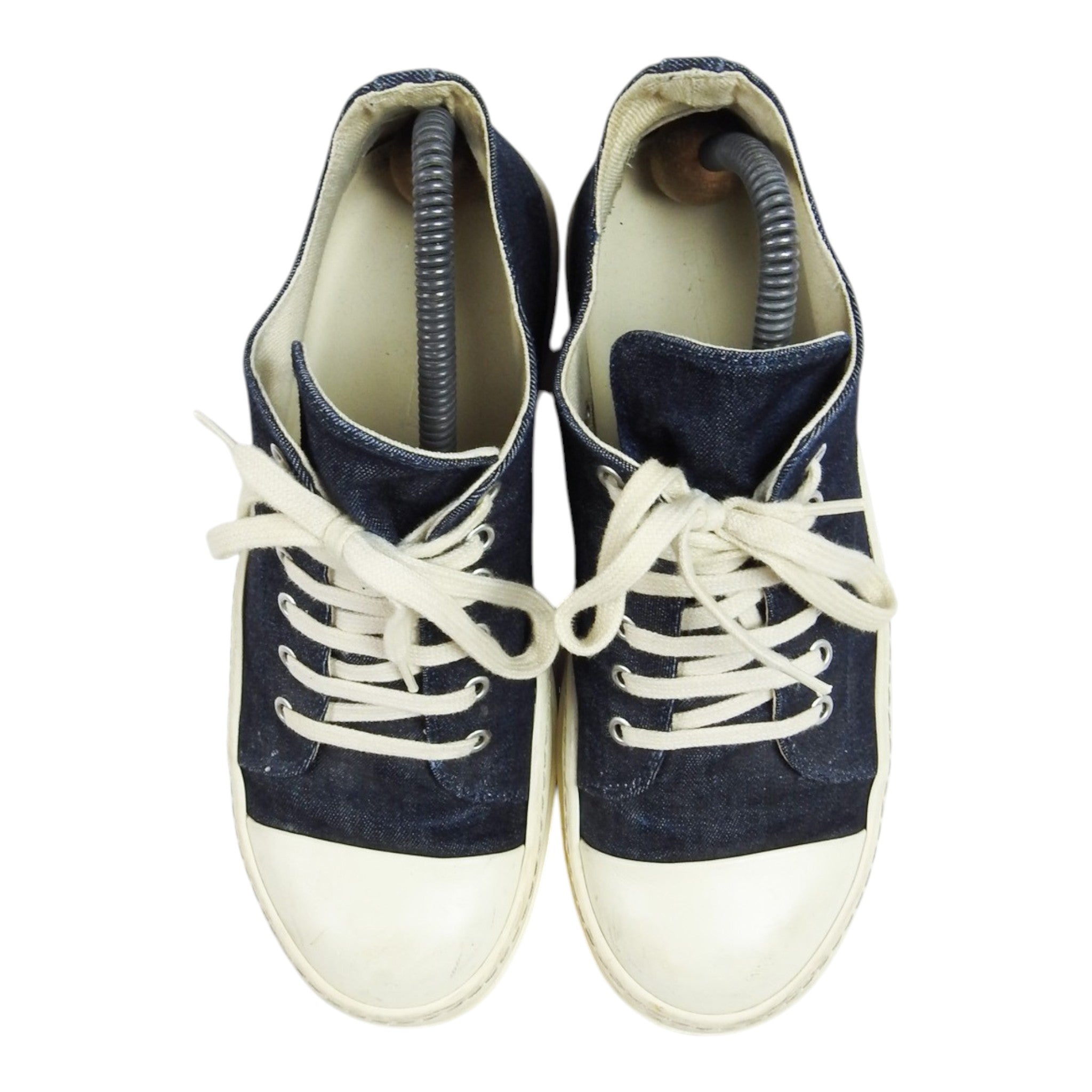 Rick Owens DRKSHDW Denim Low Top Sneakers Size 42