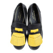 Burberry Yellow Fringe Loafers Size 44