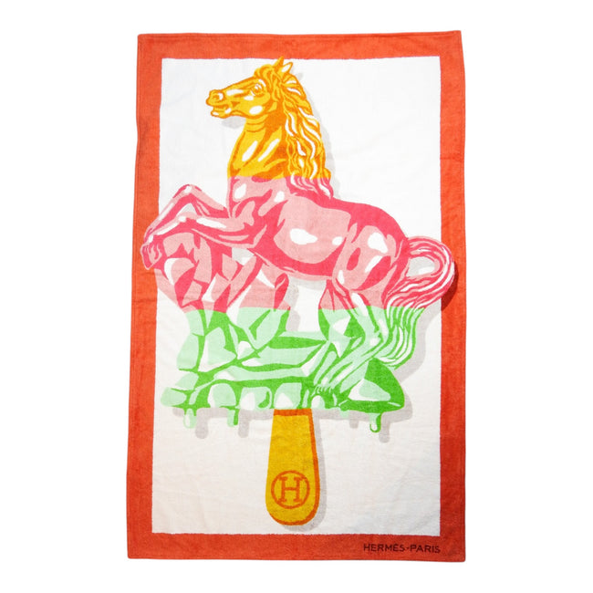 Hermes Horse Towel