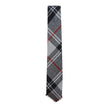 Hermes Grey Plaid Tie