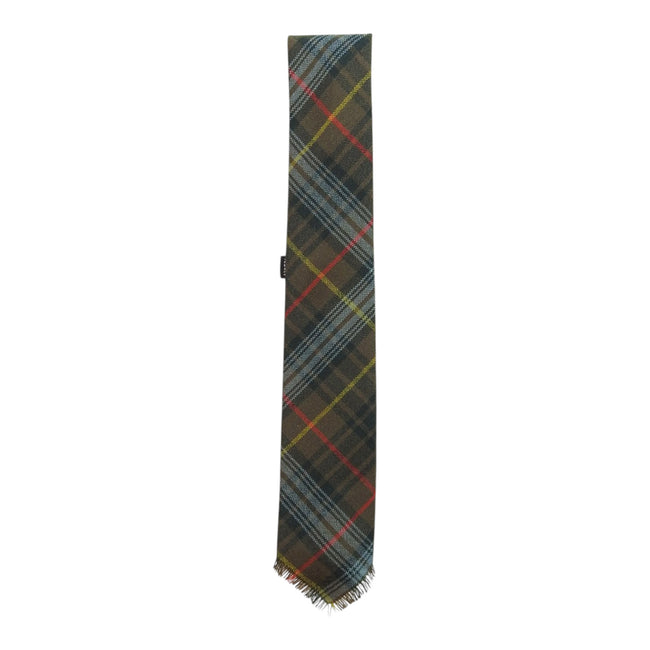 Hermes Brown Plaid Tie