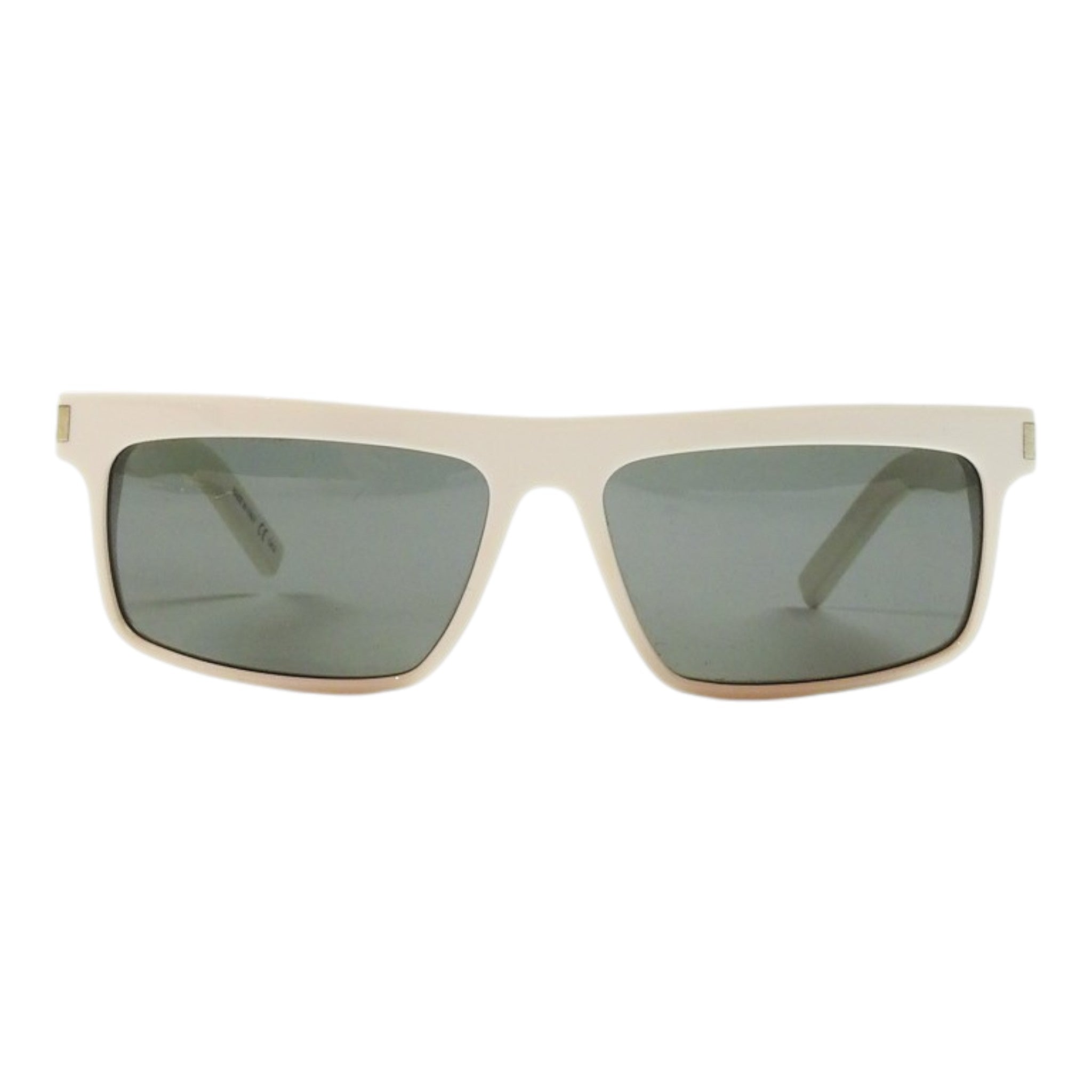 Saint Laurent White Sunglasses