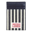 Bottega Veneta Striped Intrecciato Card Holder