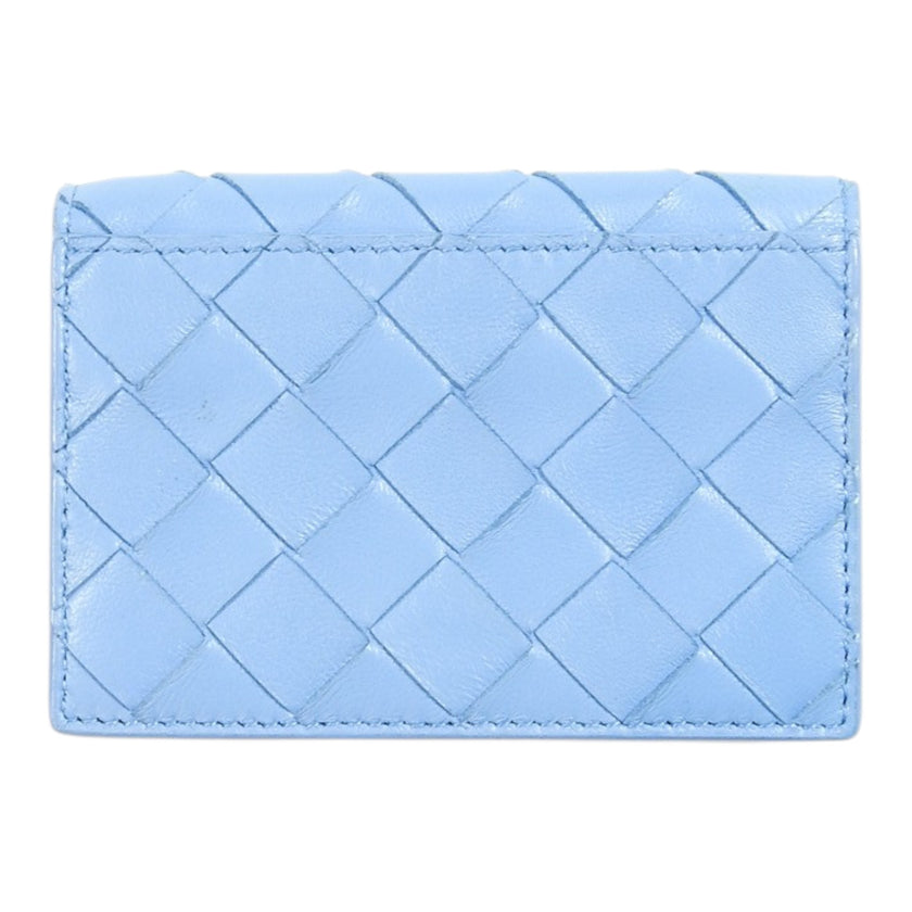 Bottega Veneta Blue Intrecciato Wallet