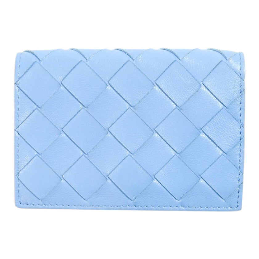 Bottega Veneta Blue Intrecciato Wallet