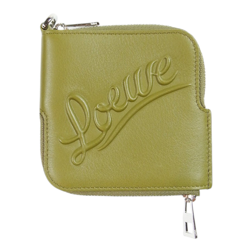 Loewe Green Double Sided Coin Pouch