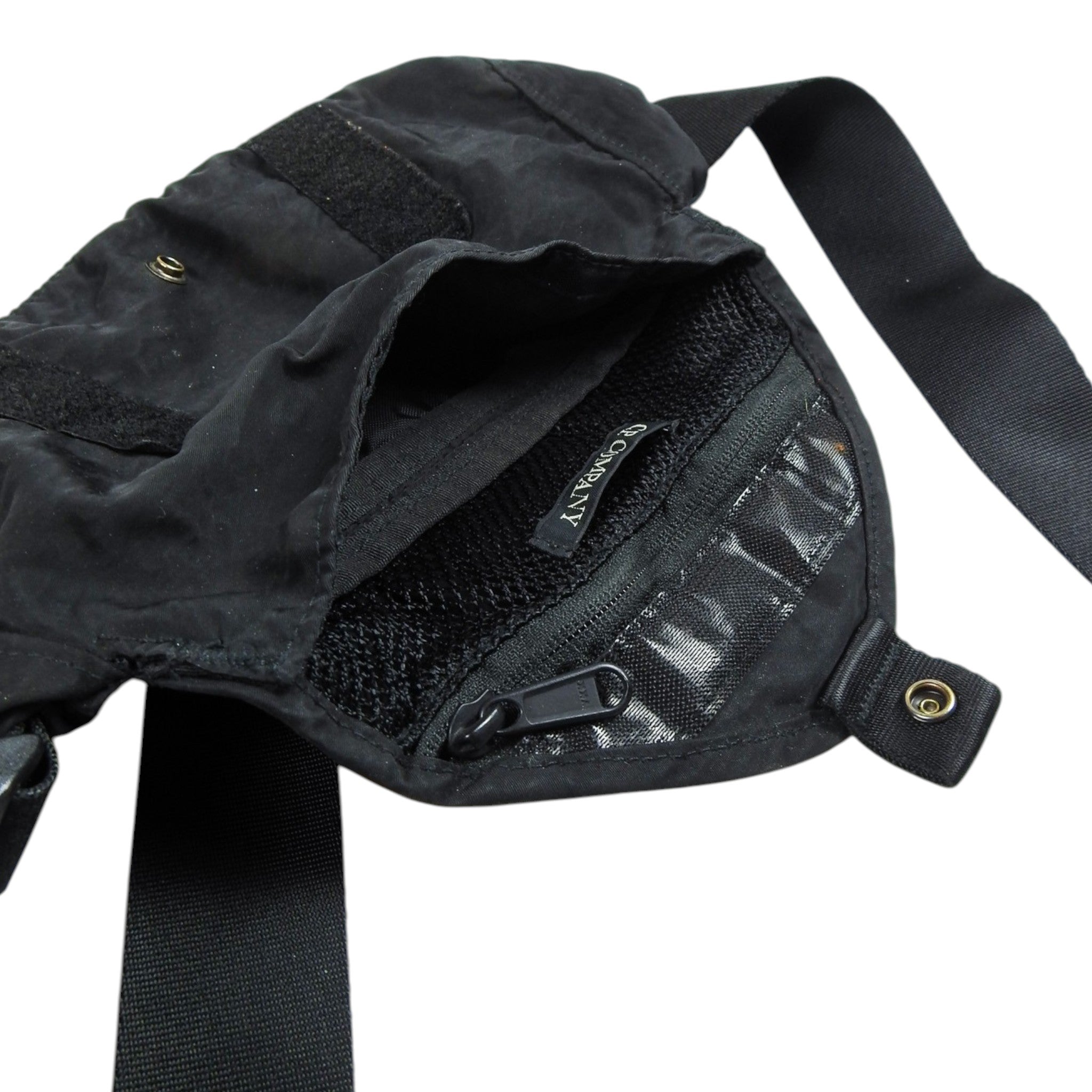C.P. Company Black Fanny Pack