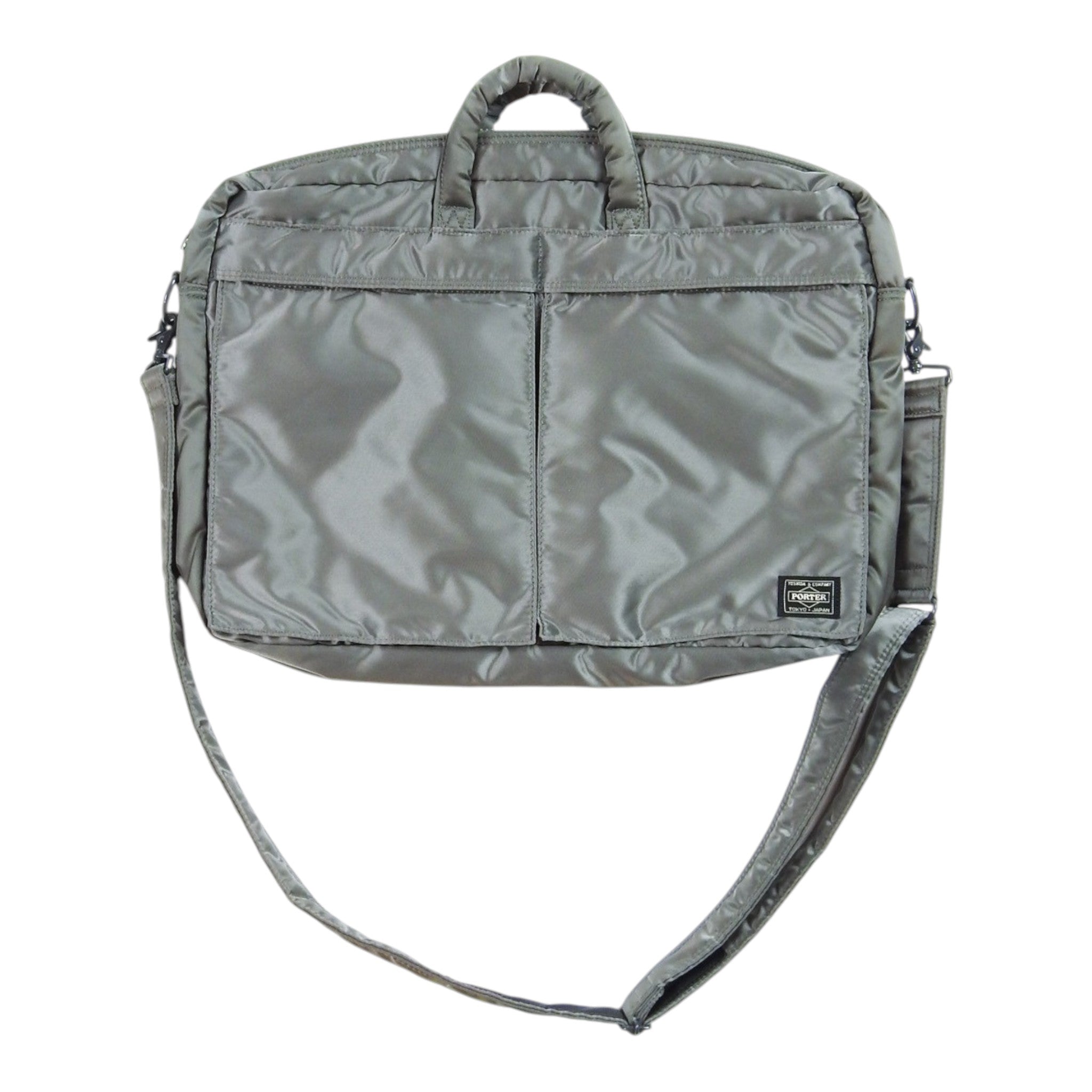 Porter Grey Nylon Laptop Bag