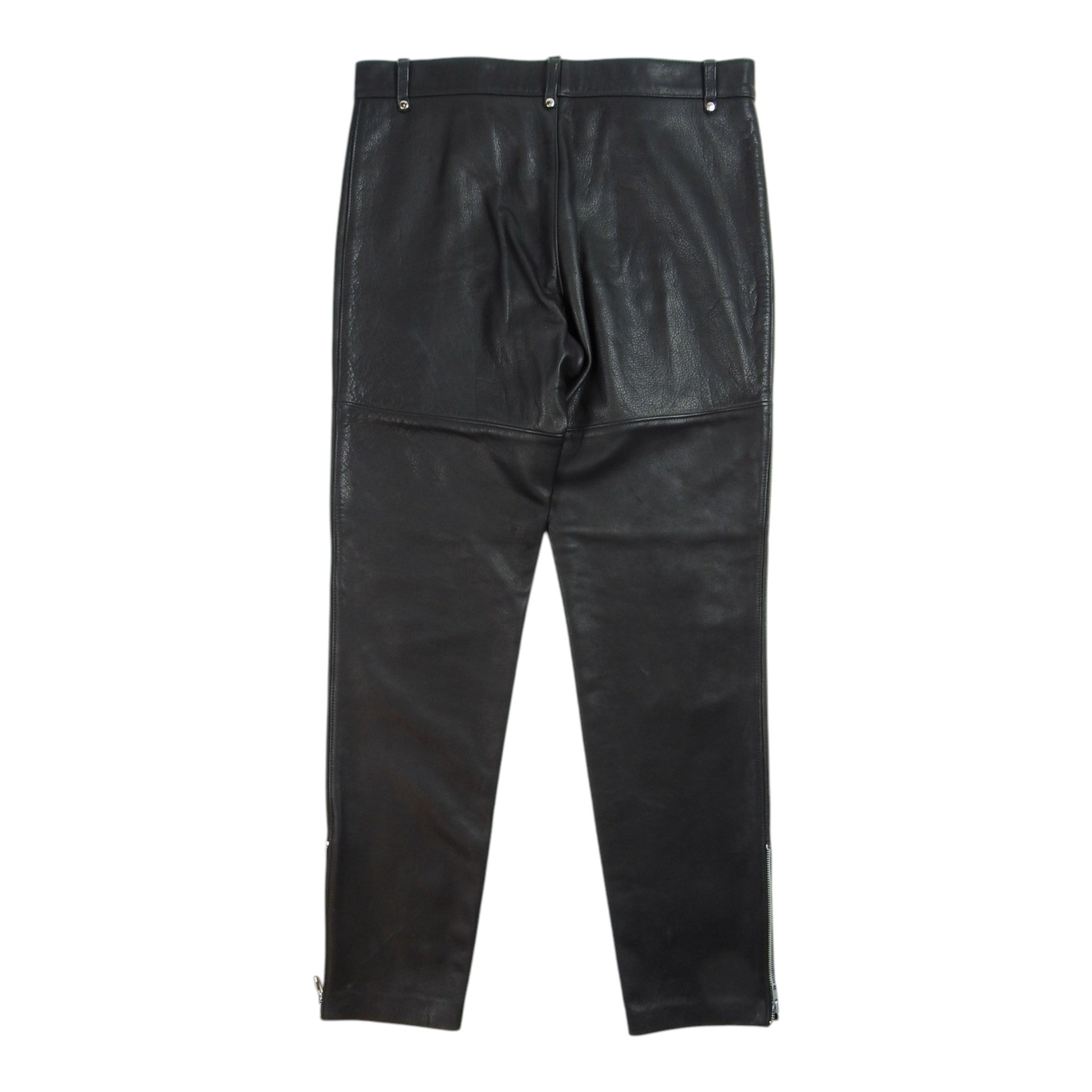 Northbound Leather Zip Leather Pants w/ Peek-a-boo Size 36