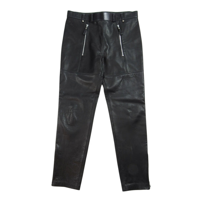 Northbound Leather Zip Leather Pants w/ Peek-a-boo Size 36