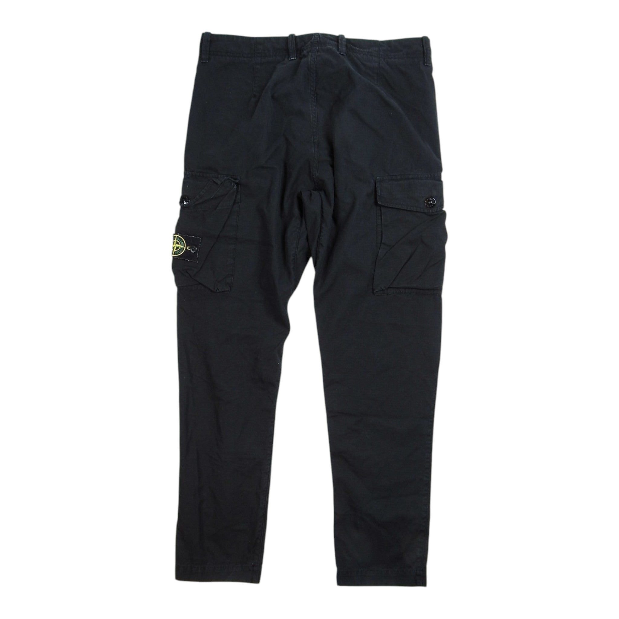 Stone Island Black Cargo Pants Size 32