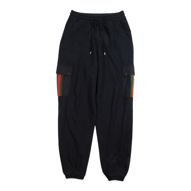 Gucci Black Cargo Sweatpants Size XS