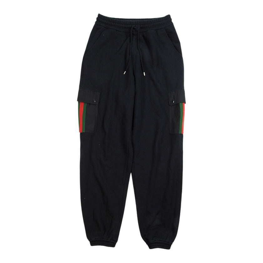 Gucci Black Cargo Sweatpants Size XS