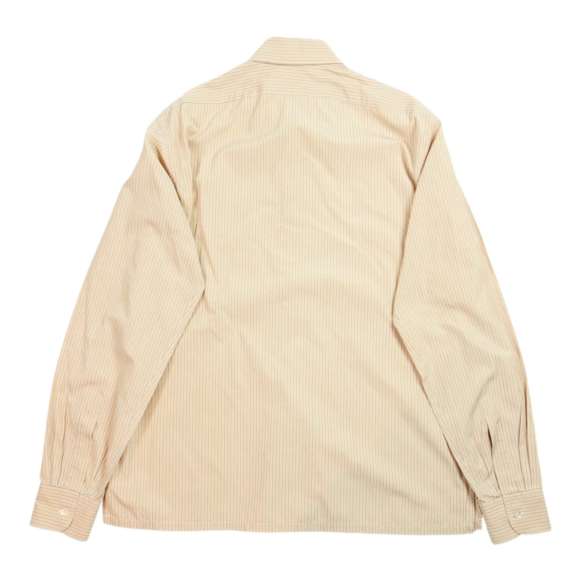 Dries Van Noten Striped Peach LS Shirt Size 52