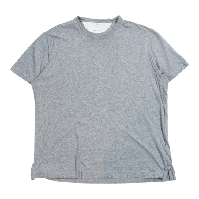 Brunello Cucinelli Grey Crewneck T-Shirt Size 56