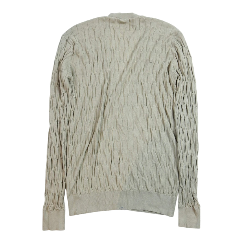 Armani Collezioni Chevron Cardigan Size Small