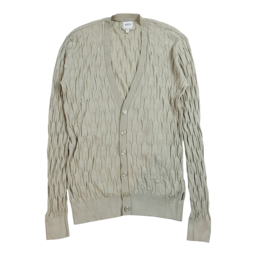 Armani Collezioni Chevron Cardigan Size Small