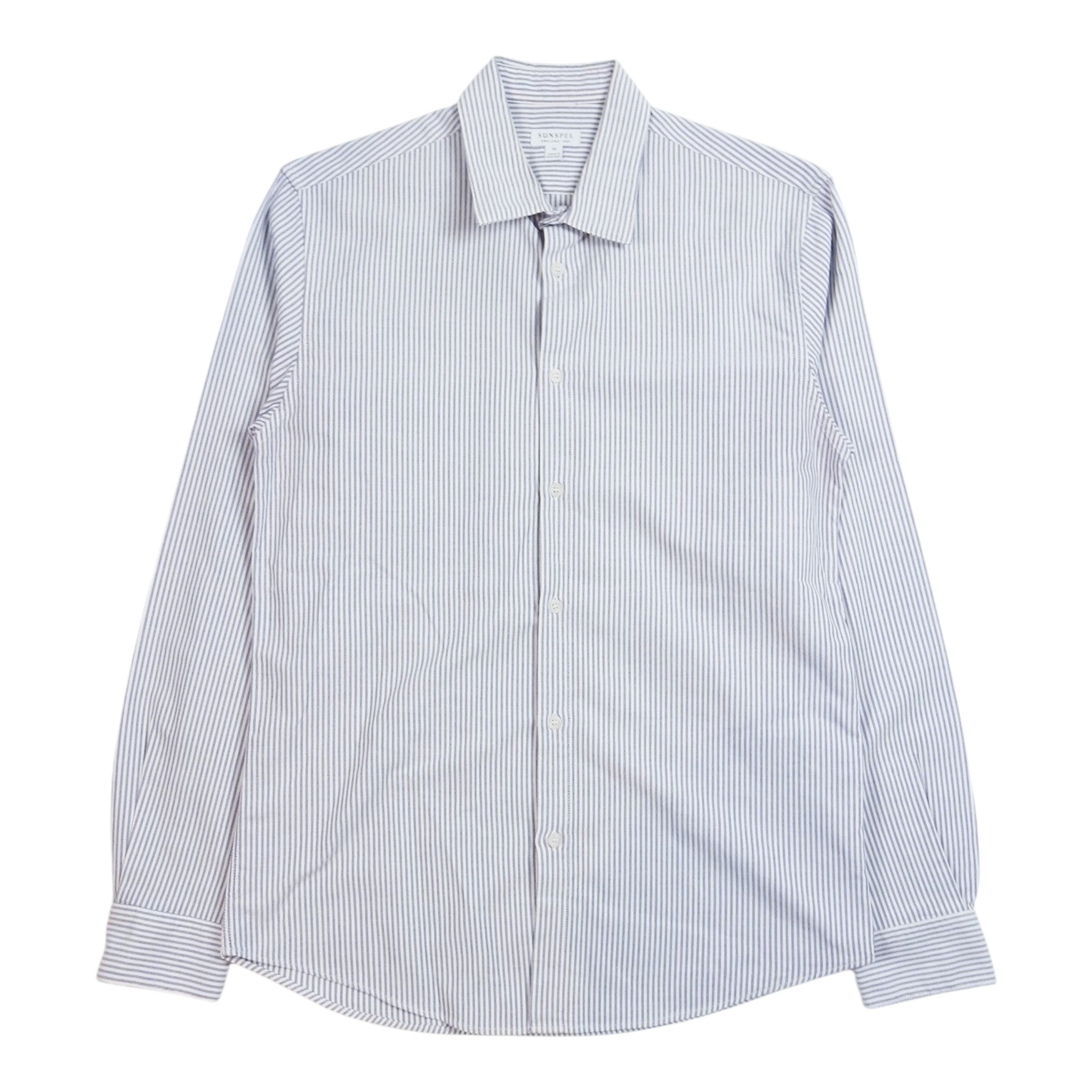 Sunspel Striped Shirt Size Medium