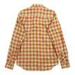 Merino Martini Da Firenez Orange Plaid Shirt Size Medium