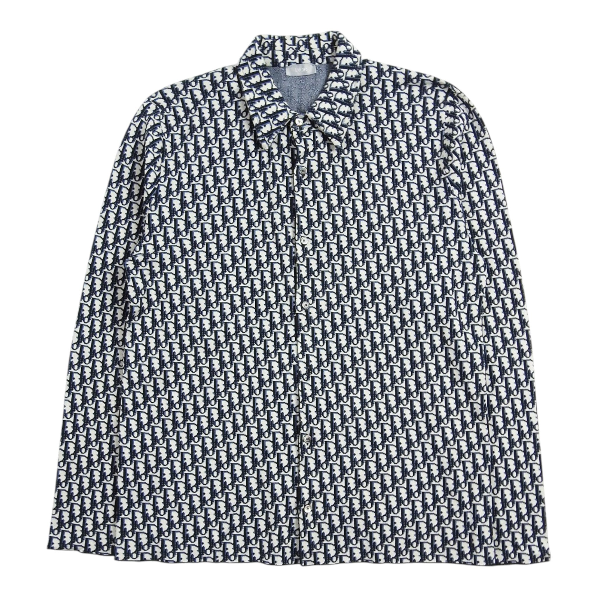 Dior Knit Logo Overshirt Size Large