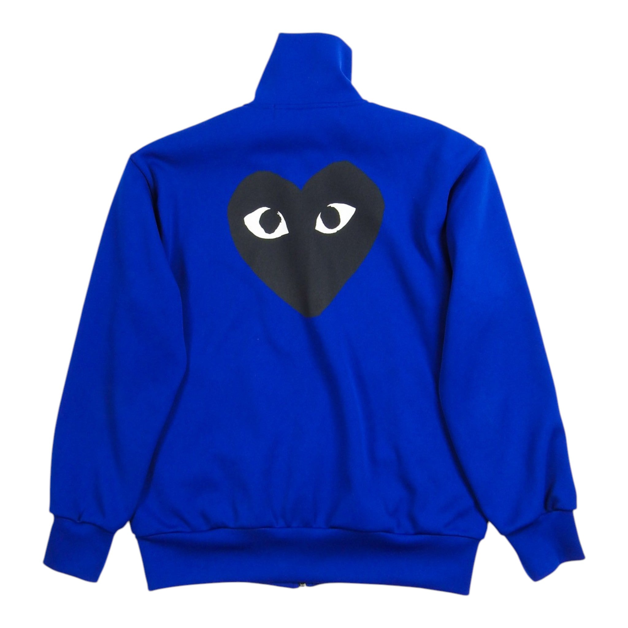 Comme des Garcons PLAY Blue Zip Sweater Size Large