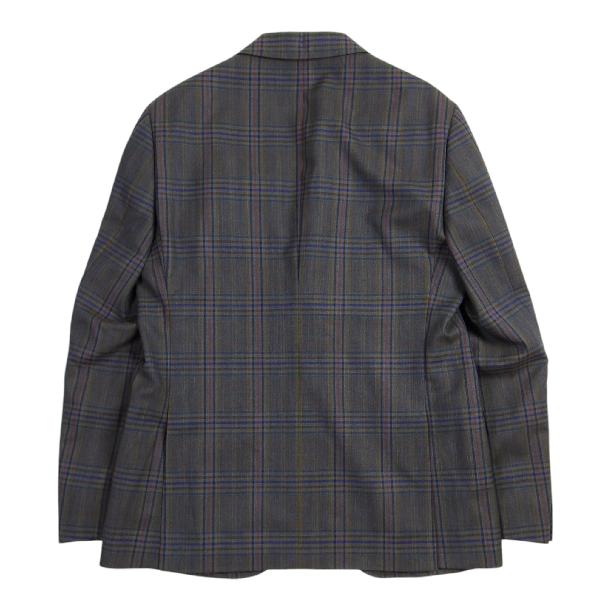 Etro Grey Plaid Blazer Size 50