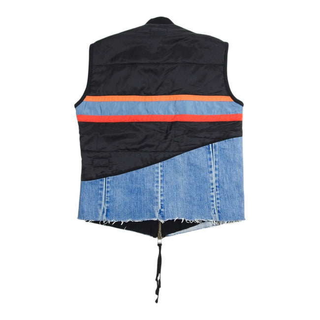 Greg Lauren 50/50 Nylon/Denim Vest Size 3