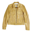 Prada Tan Leather Jacket Size 46