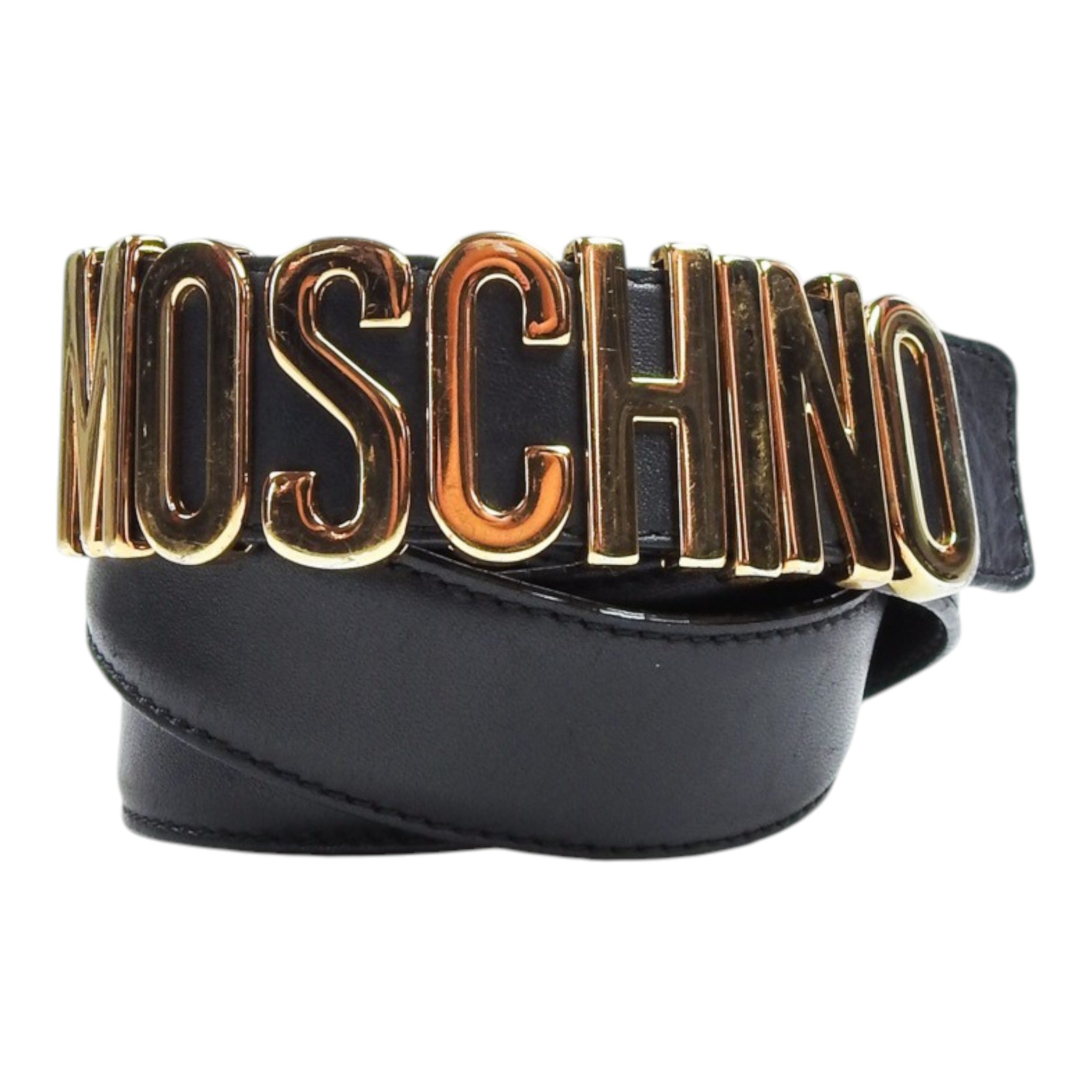 Moschino Logo Belt Size 48