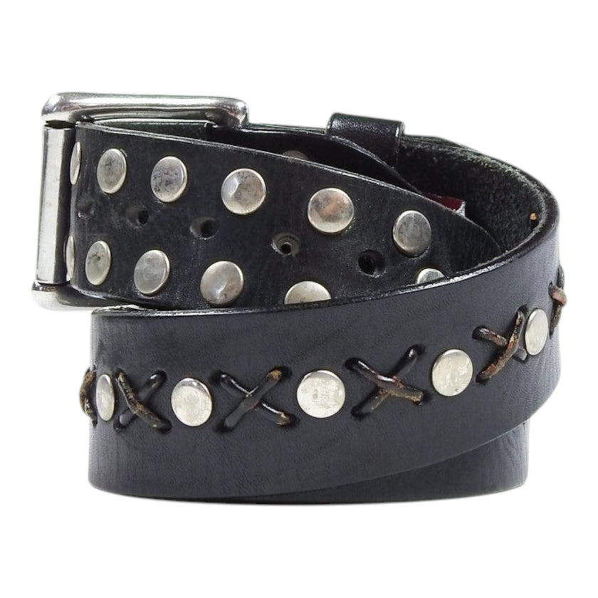 Apache Belt Co. Black Threaded Belt Size 34