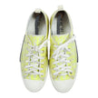 Dior Neon Yellow Clear Logo Low Top Sneakers Size 44