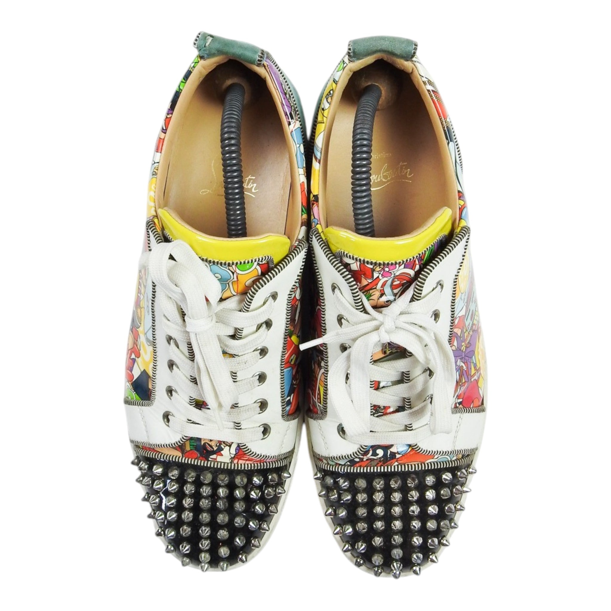 Christian Louboutin Illustrated Studded Sneaker Size 43.5