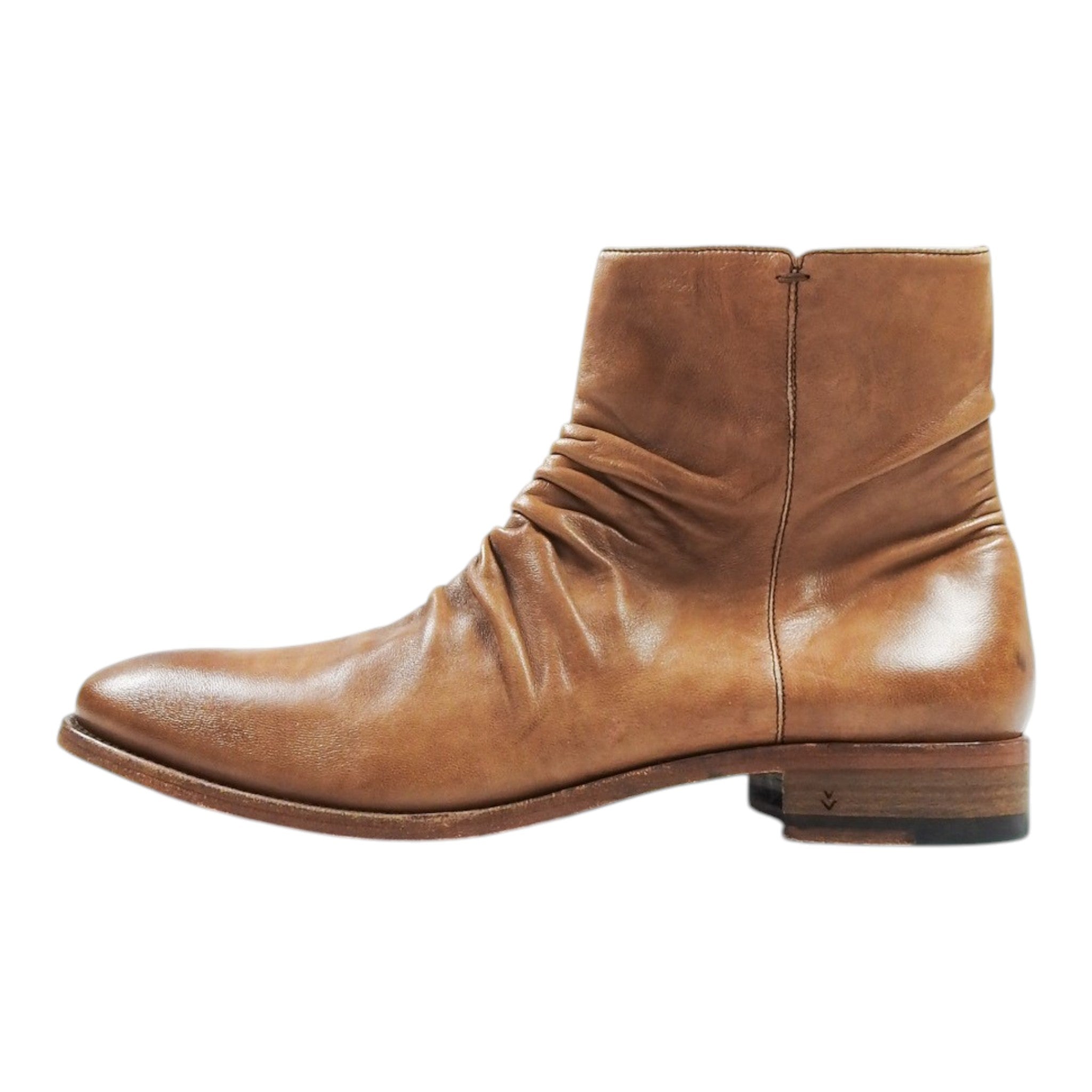 John Varvatos Tan Leather Boots Size 10.5