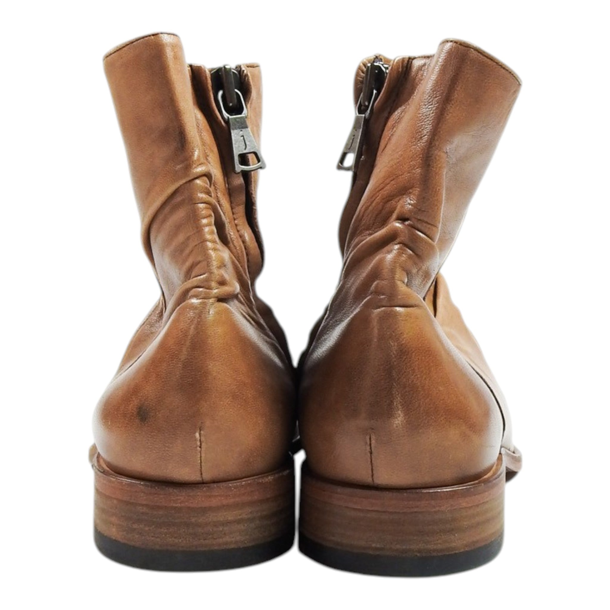 John Varvatos Tan Leather Boots Size 10.5