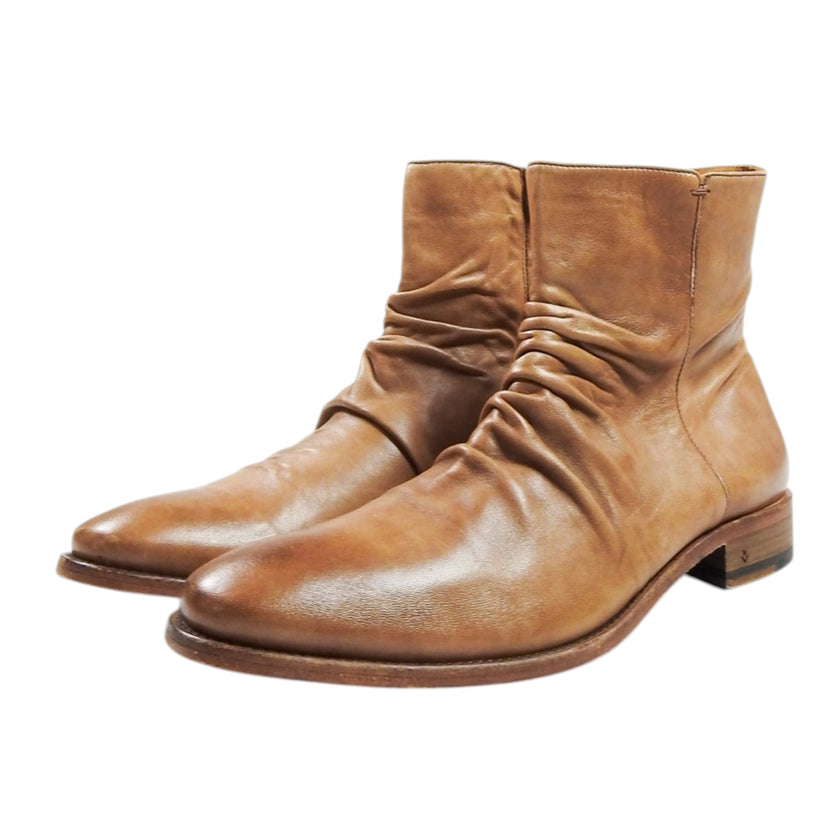 John Varvatos Tan Leather Boots Size 10.5