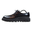 ERKN Leather/Poneyhair Shoes Size 8