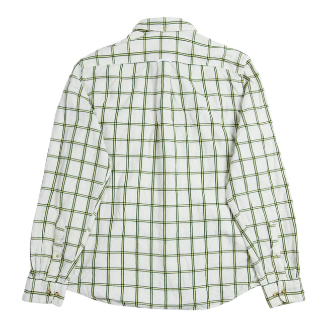 Acne Studios Green/Yellow Grid LS Shirt Size 50