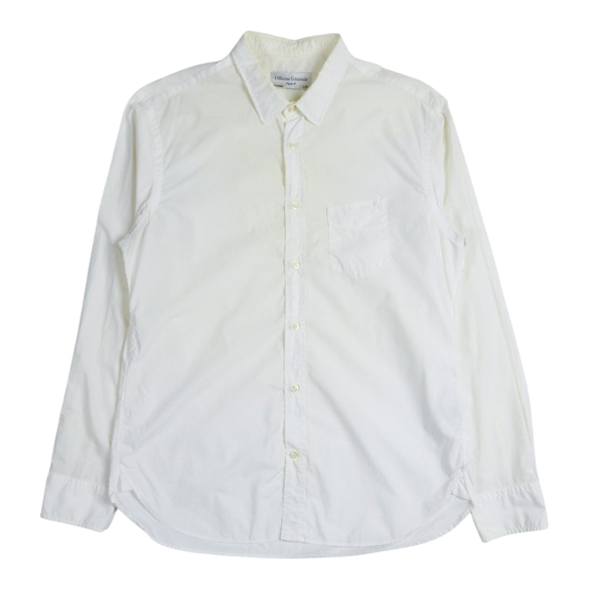 Officine Generale White LS Shirt (x2)Size Large