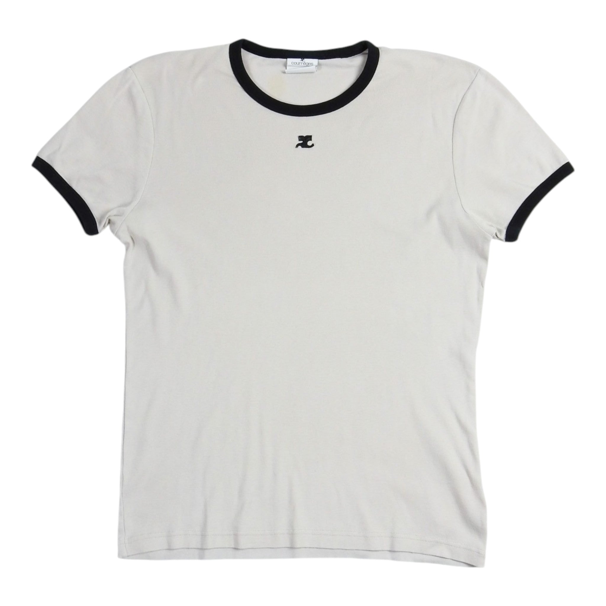 Courreges Ringer T-Shirt Size Large
