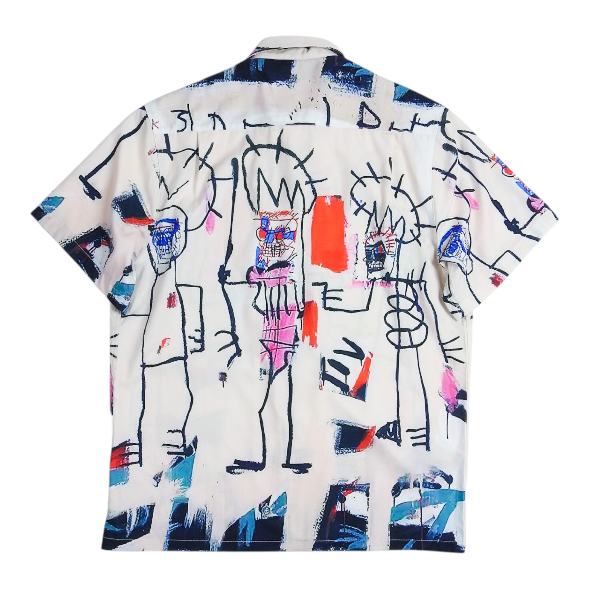 Wacko Maria Guily Parties x Jean-Michel Basquiat SS Camp Shirt Size Medium