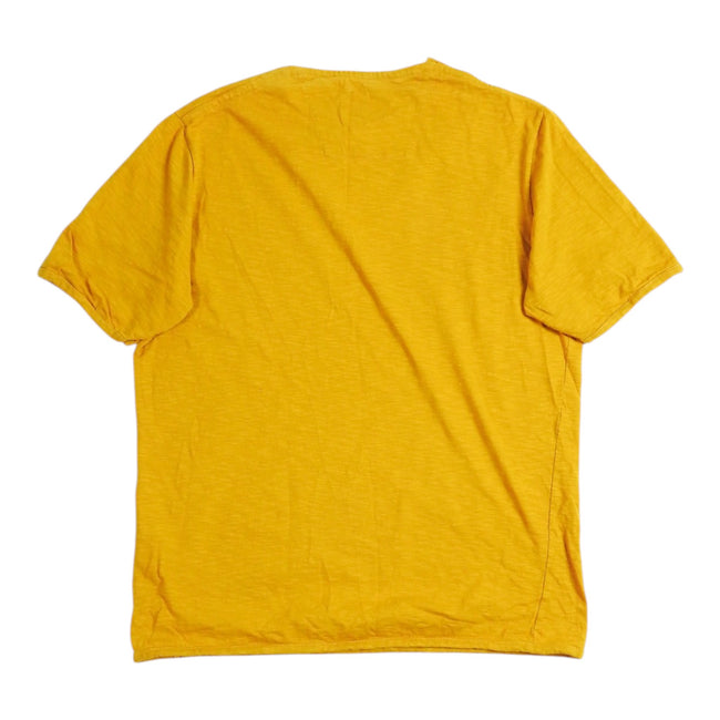 Camo by Stephano Ughetti Yellow T-Shirt Size Small